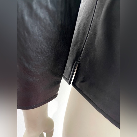 Mario Vittorio for Neiman Marcus Leather Top Quarter Sleeve Size 8 - Picture 12 of 12